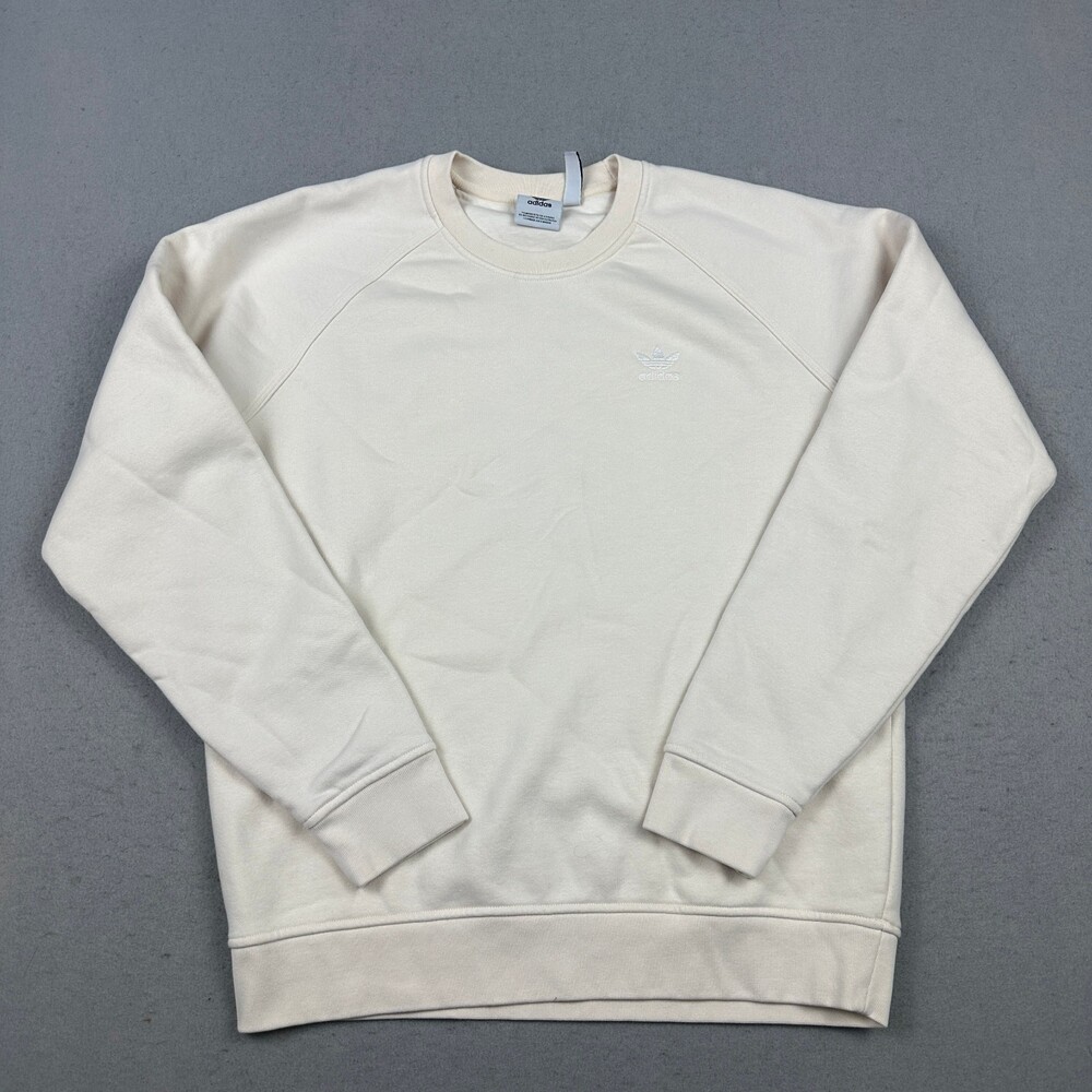 Adidas Sweatshirt Men Medium Beige Graphic Chicago Golf SS27 Pullover Crewneck M